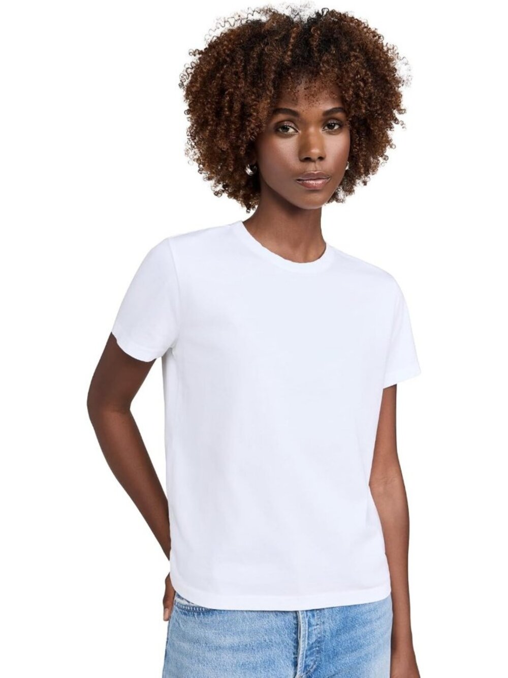Women's Perfect Crewneck Tee in Allday Jersey - Soft, Casual, Everyday Essential
